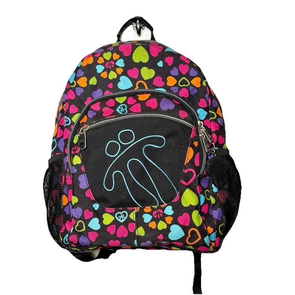TOTTO Backpack Heart Pattern School Junior Bag